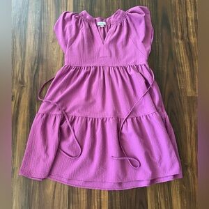 Purple knee-length Calvin Klein dress size 6